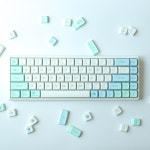 하늘 민트 애플 키캡 XDA PBT 기계식 키보드 키캡 : 키캡연구소