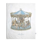아뜰리에슈 리버서블 퀼트 ATELIER CHOUX - REVERSIBLE QUILT IN BLOOM BLUE/CAROUSEL BLUE : 호주 언니