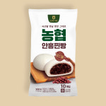 농협 추억의 안흥찐빵 10개입(500g) 국산팥 찐빵 : 디마라