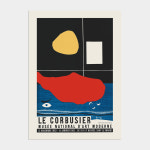 스몰워크 빅머니 옐로우&오렌지 에디션 인테리어 액자 포스터 A2 / 73번 Le Corbusier 01 : 멜팅스튜디오