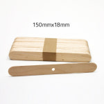 50p (센타구멍1개) 15cm 우드 아이스크림 나무스틱 하드바 목재 아로마 양초만들기 테라피 팝시클 케이크 : 가베공장