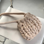 벨벳자이언트얀 실 가방만들기 벨벳 뜨개실 빅얀 500g 1kg 핑거니팅 왕모찌실 패브릭얀 : 하다하다몰