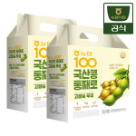 농협식품 국산콩 통째로 검은콩 두유 190ml 64입 (16입X4박스) : 농협식품