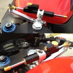 Husqvarna 701 용 Supermoto Enduro BLACK ARROW 바이크 오토바이 액세서리 스티어링 댐퍼 Stabilizer Dampers bracket : 몽레르