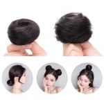 아트다헤어(Artda hair) | 여성 가발 MRS HAIR Chignon Hairpiece Messy 번 100% 자연 인모 유연한 탄성 밴드 헤어 번들 가짜 머리카락 금발 6 인치 : 아트파트