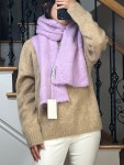 아크네 스튜디오 울 스카프 머플러 라일락 : 뉴욕살롱