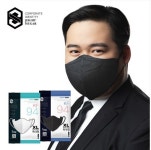 에이트슈가 빅슈가라이트 KF94 특대형 얼큰이 마스크 새부리형 50매 블랙 화이트 : SSP.COM