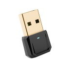 블루투스 어댑터 V5.0 듀얼 모드 무선 미니 USB 동글 송신기 노트북 컴퓨터 PC 용 : 훈빠오