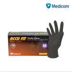 메디컴 두꺼운 5g 니트릴 고무장갑, 요리용 블루 일회용장갑, 식품용, 다목적용 1Box(100매) : 메디컴스토어