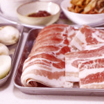 냉동 대패 삼겹살 구이용 1kg : 삼형제고기