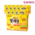 꽃개♡미니크라운 | 크라운 미니꽃게랑 치즈버거 40g 10개 대용량 과자 : 동주커머스