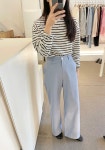 마망뮤즈 구디 스트라이프 티셔츠 2color : maman muse