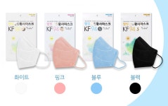 웰빙클린파워풀 | 웰빙클린 마스크 KF94 소형 50매 마스크 새부리형 어린이 컬러 블루 핑크 마스크 : 모모카세