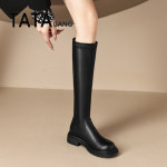 롱워커 Knight boots but knee boots 탄성 힙한 트렌드 하이탑구두 두꺼 : AKshopN