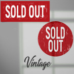 솔드아웃 빈티지 스티커 SOLD OUT 메뉴판 라벨 50장 -사각 : 에덴티엠 스토어