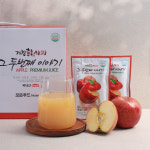 거창 생 사과즙 100% 명품 NFC 사과착즙 120ml 50포, 2개 : 사과한모금