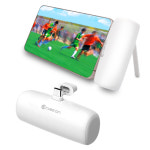 큐브온 도킹형 5000mAh 미니 휴대용 보조배터리 일체형 기본 C타입 : 큐브온