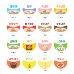 놀부왕곱배기냉면.손칼국수 | 냉면스티커제작 배달스티커 물냉면 비빔냉면 사리추가 깍두기 곱배기 반찬스티커 , 1000매 : 박스비-팩토리