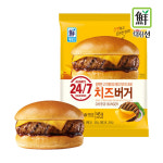 대림매점(에벤텍) | 대림 오리지널버거 150g / 옵션: 치즈버거 / 매점햄버거 pc방 학교매점 : 하담몰