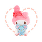 산리오 프렌드 봉제인형_마이멜로디-캐릭터 동물인형 애착 장식 : dollndolls