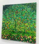 구스타프 클림트 사과나무 80x80cm 사과 액자 명화 그림 인테리어 거실벽 개업 캔버스 : 한결같이
