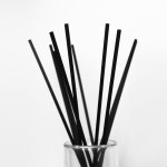 디퓨저 발향 섬유스틱 4mm23cm(4P)블랙 : 허브몰리