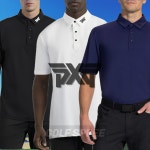 PXG 남성골프웨어 로고 시그니처 폴로 골프티셔츠 반팔카라상의 : 골프스프리