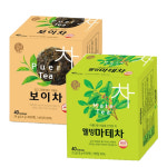차웰빙샵분당점 | 송원식품 우리차 보이차+웰빙 마테차 (각각 40T) : 초록둥지