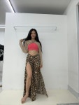골든에라 팬츠-호피 벨리댄스 살사 현대무용 데일리 댄스스포츠 : 비쥬벨라
