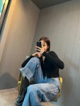 2022-0302-0875 | 샵블랙 2023-08-03 와이드 톤 워싱데님 : 샵블랙