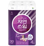 자연쓰임 천연펄프 수프림퀼트 4겹 화장지 30롤 : 주식회사 대왕