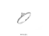 1부 랩 그로운 다이아몬드 다이아 반지 프로포즈 라비앙 : 화이트하트레인 쥬얼리