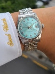롤렉스 데이저스트 36 스카이블루 10P 텐포인트 다이아 (Rolex Datejust 36 Skyblue 10P Diamond Dial) : 서울워치