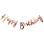 해피버스데이 생일 가랜드 생일파티 용품 골드 : 몽실벌룬