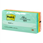3M 포스트잇 일반 비치사이드 카페 654-10AP 5색 알뜰팩 : 네이처에이아이 쇼핑몰