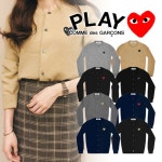 COMME des GARCONS 꼼데 가르송 PLAY 플레이 하트 로고 카디건 : 쉴드로드
