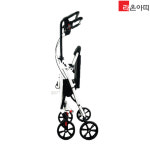 라온아띠 N플러스 성인용 노인 보행기 실버카 어르신 보행보조기 할머니 유모차 : 다올스토어