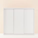 올화이트 E0 슬라이딩장롱/옷장 (3통구성) : 레오퍼니쳐