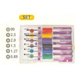베셀 정밀 육각드라이버 셋트 TD-58 6pcs 0.89-2.5mm : 디에이치툴샵
