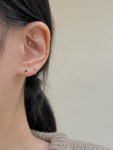 14k 볼 바나나 바벨 피어싱 3종 2mm 3mm 4mm 스너그 룩 피어싱 : 르앙 Leang