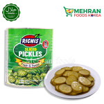 리치원픽(Rich One Pick) | RICHIS Pickled Cucumber 3kg 리치스 오이피클 한박스 슬라이스 : Mehran Foods