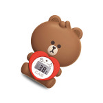 카스 디지털 탕온도계 라인프렌즈 LINE FRIENDS-B1 브라운 탕온계 유아 목욕용품 : 저울전문몰