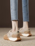 부티크 수입슈즈 경량 와플 Gump 신발 두꺼운 단독 블랙 스니커즈 정장 구두 하이솔 행사 : AKshop