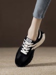 부티크 수입슈즈 경량 와플 Gump 신발 두꺼운 단독 블랙 스니커즈 정장 구두 하이솔 행사 : AKshop