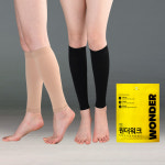 원더워크 의료용 압박스타킹 종아리 압박밴드 블랙 베이지 간호사 임산부 러닝 1세트 S : 원더워크