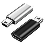 예안물류 | USB C타입 to 미니USB 암 수 젠더/C to 미니USB 5핀 변환 젠더 : 에이케이엠