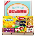 누구나조아 종합간식 에디션 심플 답례품 모음 과자집 종합 선물 어린이 단체 대용량 세트 : 누구나조아