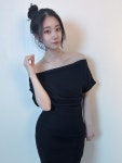 햅번 롱 원피스 : 바니앤제이