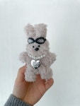 고글 모루 인형 가방고리 : 이유엔 EUN