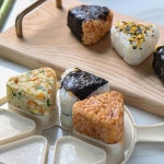 구구촌꿀주먹밥 | 김밥만들기 삼각김밥틀 미니 케이스 주먹밥틀 : 국민꿀템